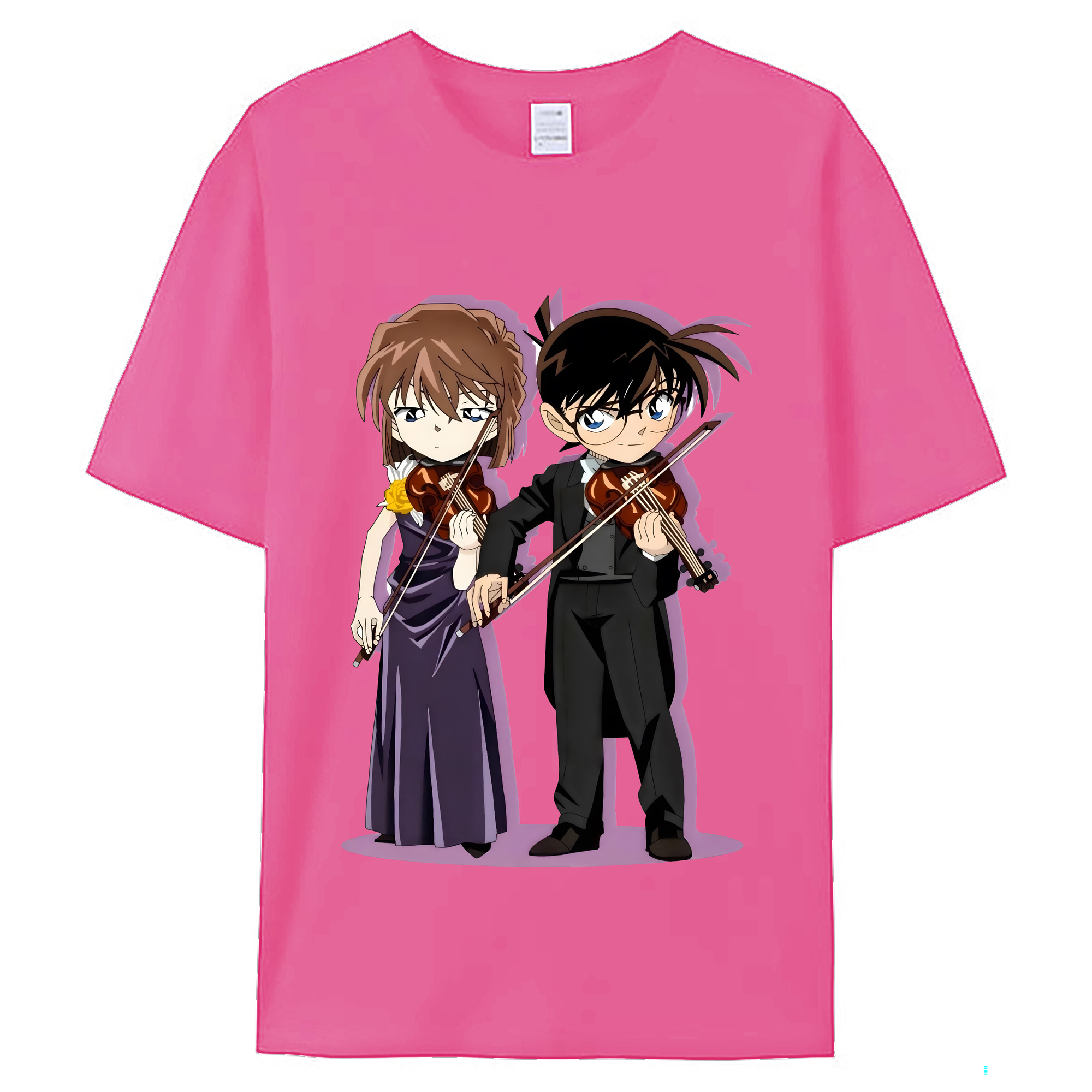 （画像用） 名探偵コナン 灰原 哀 はいばら あい Detective Conan Anita Hailey、Vi Graythorn Haibara Ai レディースカジュアルプリントTシャツ（綿100％）